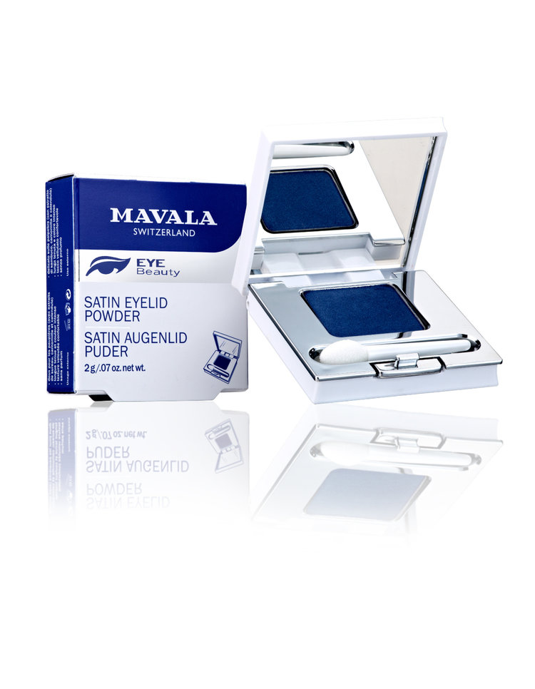 Mavala Satin Eyelid Powder Blue Baltique