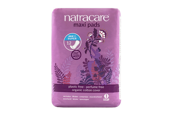 NATRACARE natural pads maxi super  12