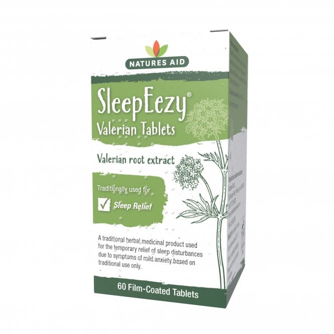 NATURES AID herbal tablets sleepeezy (valerian) 150mg  60