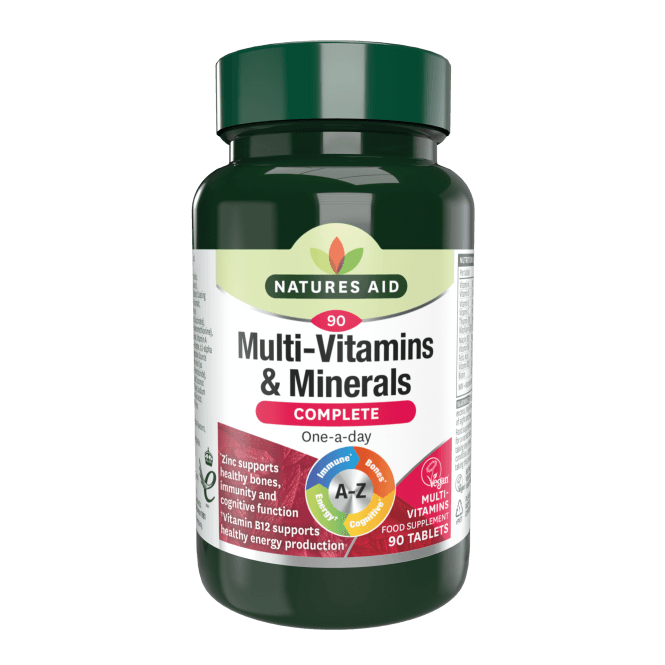 NATURES AID multiple formulas tablets complete multivitamin  90