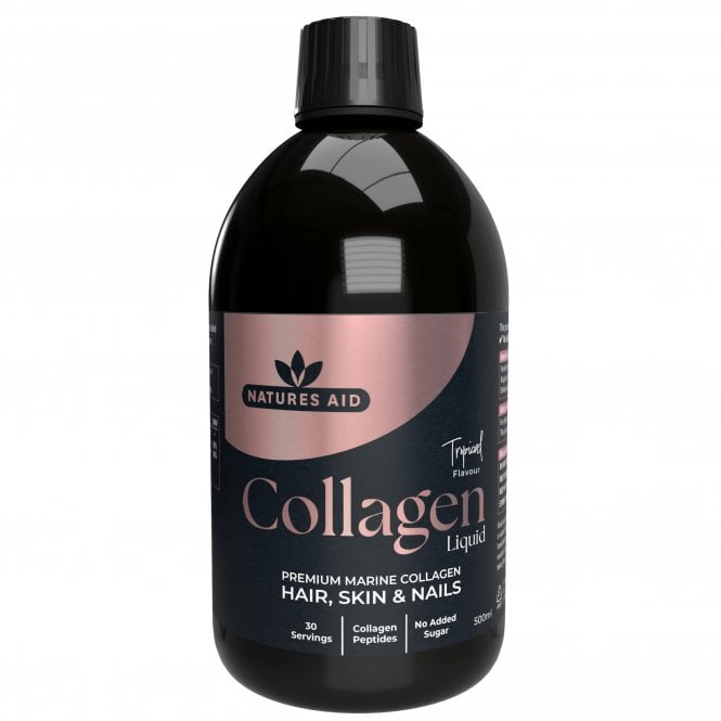 NATURES AID nutrients liquid collagen tropical 500ml