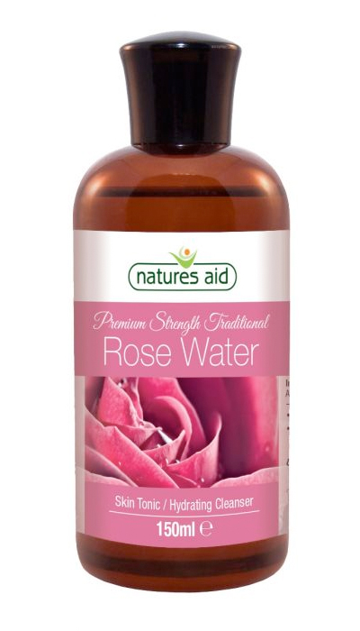 NATURES AID oils & creams rose water 150ml