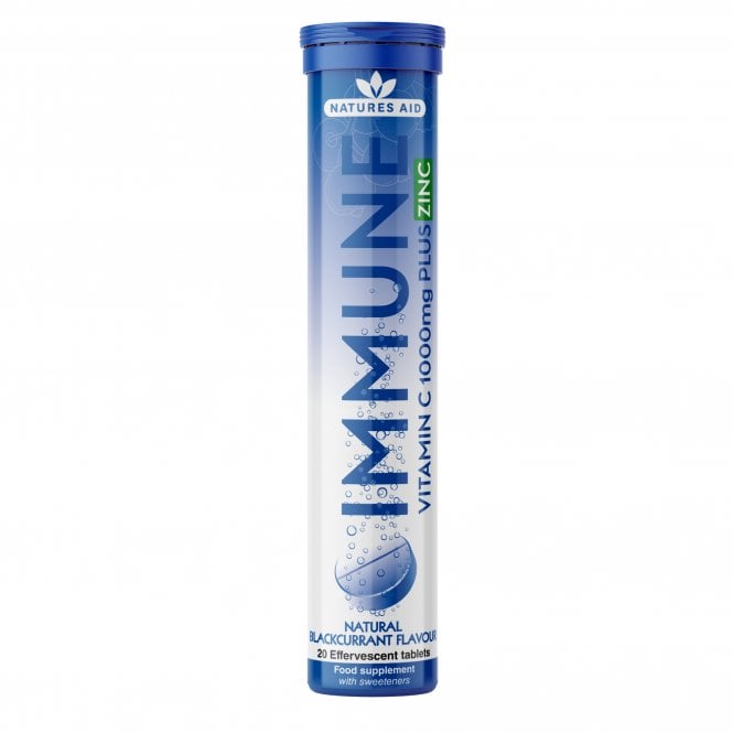 NATURES AID vitamins tablets effervescent immune  20