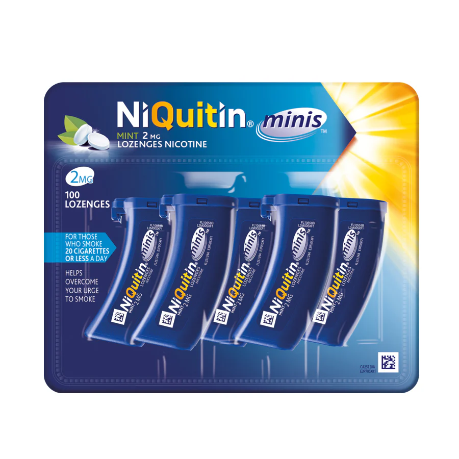 NIQUITIN lozenges mini mint 2mg  100