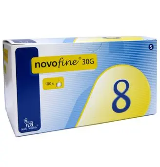 NOVOFINE needles 8mm/30G 100