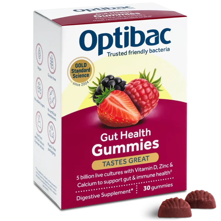 OPTIBAC probiotic food supplements adult gummies  30