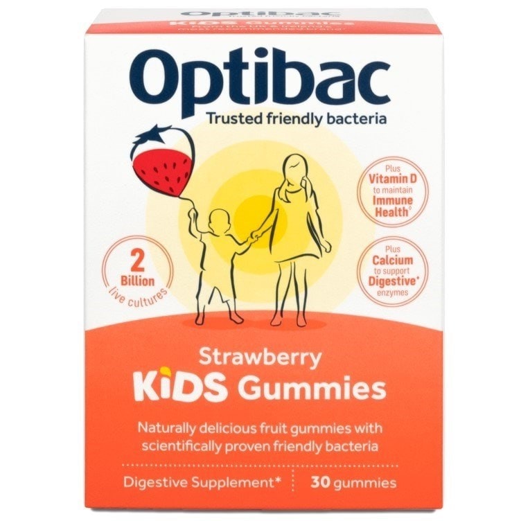 OPTIBAC probiotic food supplements kids gummies  30