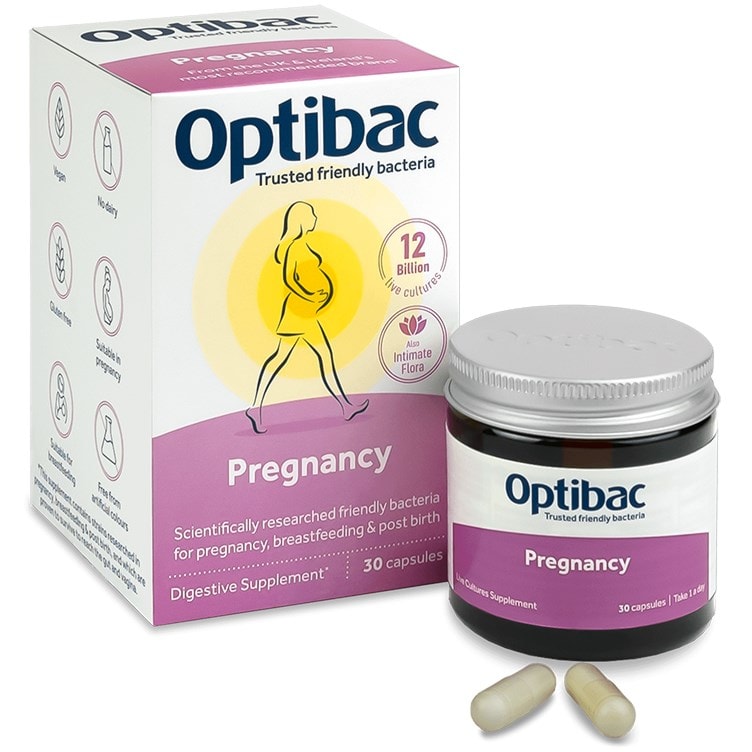 OPTIBAC probiotic food supplements pregnancy capsules  30