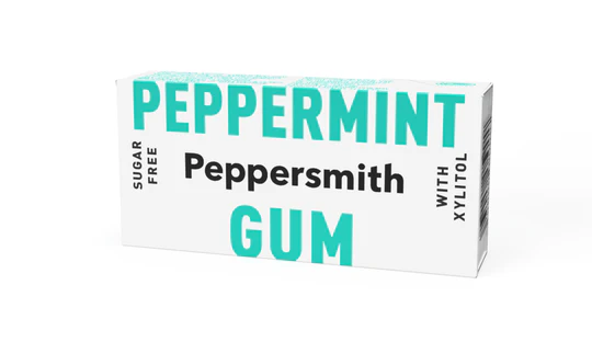 PEPPERSMITH dental chewing gum peppermint  15g 10