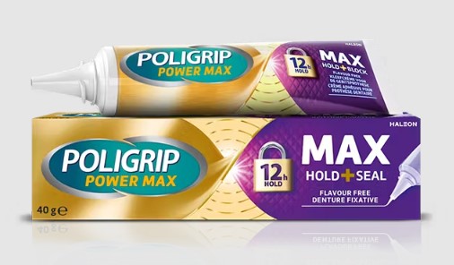POLI-GRIP denture fixative cream max seal 40g