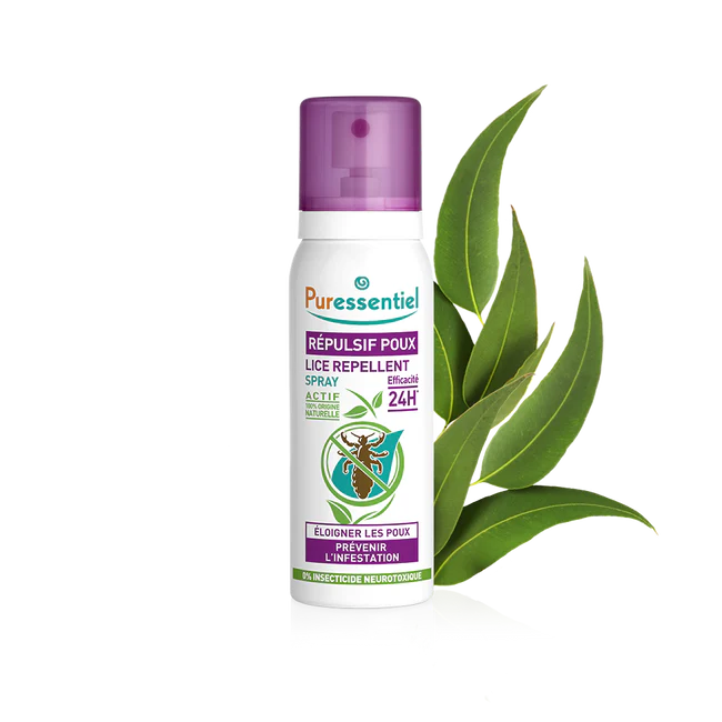 PURESSENTIEL natural health anti-lice repellent spray 75ml