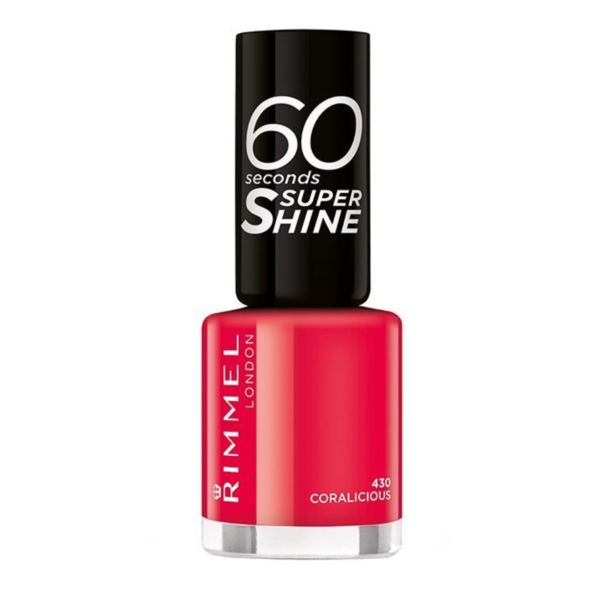 RIMMEL nail care nail polish 60 seconds coralicious 8ml