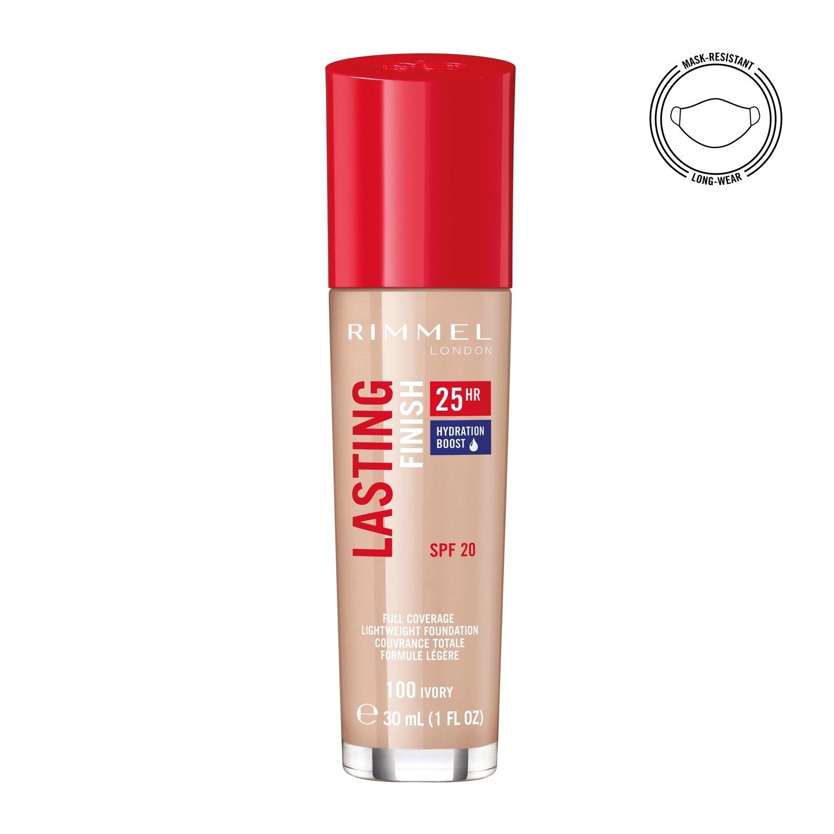 Rimmel Lasting Finish 25 Hour Foundation 100 Ivory