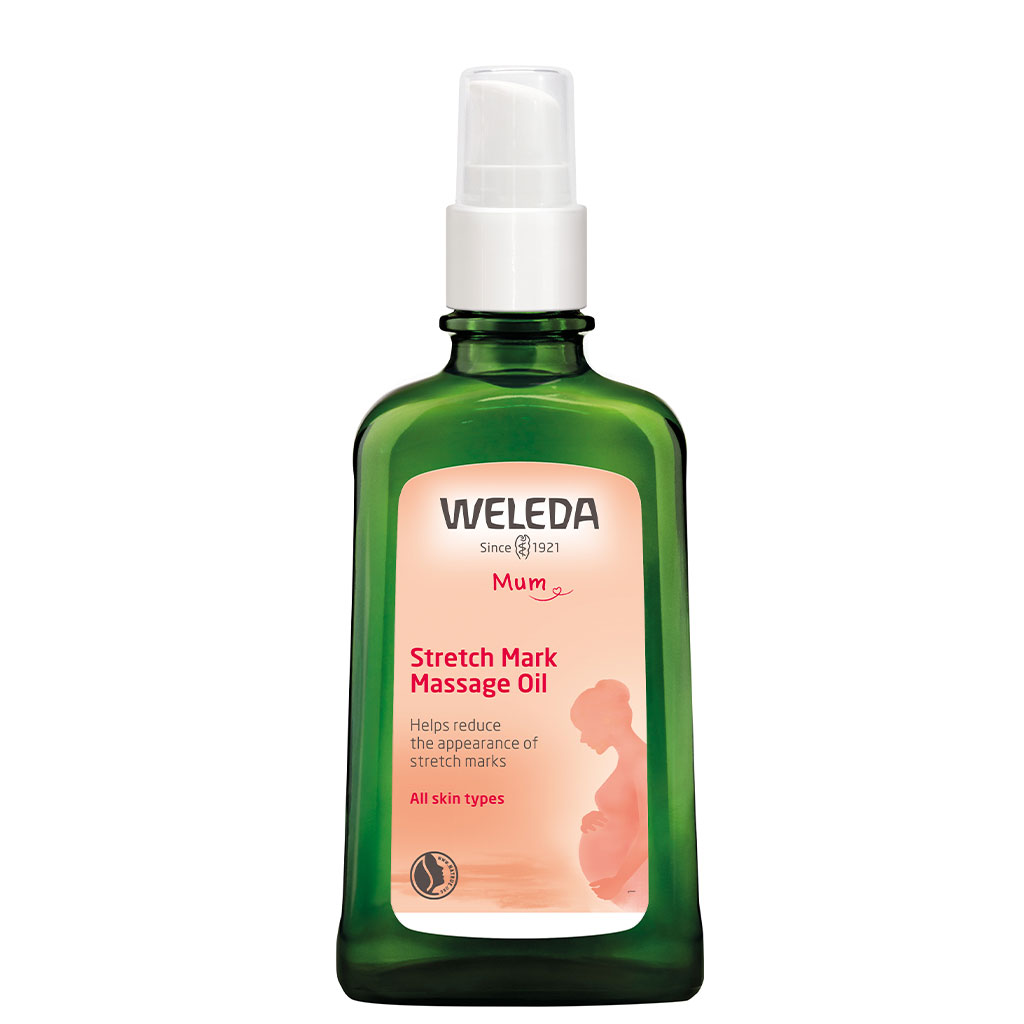WELEDA body care massage oil stretch mark 100ml