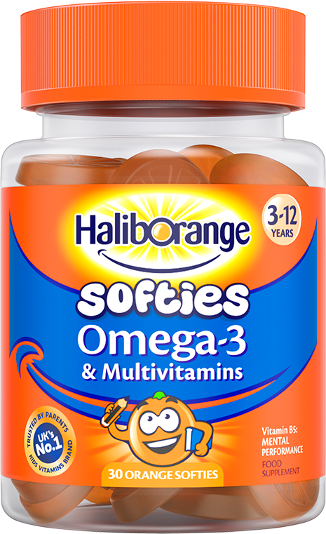 HALIBORANGE softies omega 3 & multivitamin  30