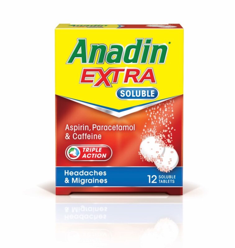 ANADIN EXTRA SOLUBLE tablets 300mg/45mg/200mg  12