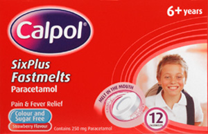 CALPOL fast melts 6+ tablets 250mg  12