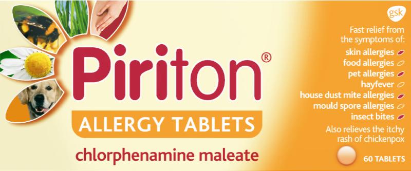PIRITON tablets 4mg  60