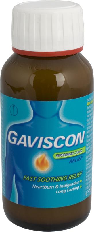GAVISCON liquid peppermint 80mg/5ml/250mg/5ml/133.75mg/5ml 150ml