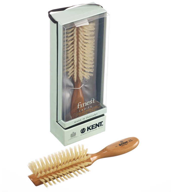 KENT ladies finest half radial white bristle