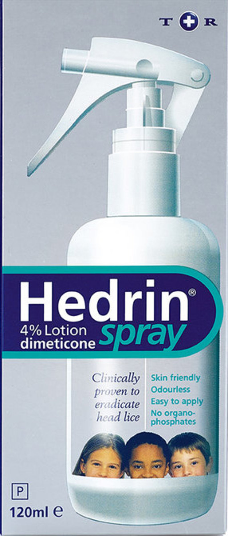 HEDRIN lotion spray 4% 120ml