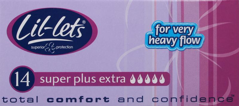 LIL-LETS non-applicator tampons super plus extra  14
