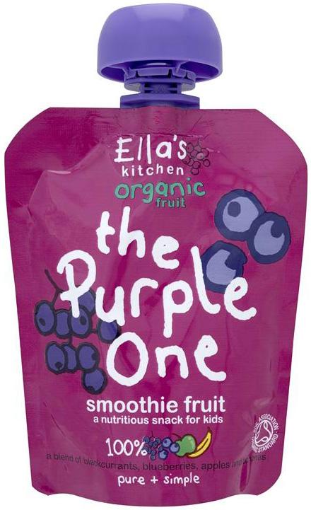 ELLA'S KITCHEN 100% organic smoothie fruit the purple one 90g