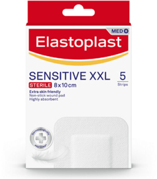 ELASTOPLAST dressings sensitive xxl 8cm x 10cm 5