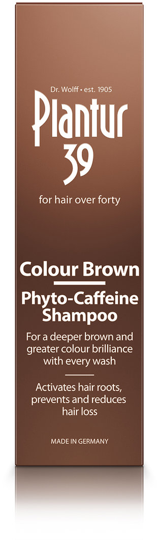 PLANTUR 39 phyto-caffeine shampoo colour brown 250ml