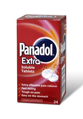 PANADOL EXTRA SOLUBLE tablets 65mg/500mg  24