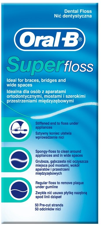 ORAL-B dental floss superfloss  50