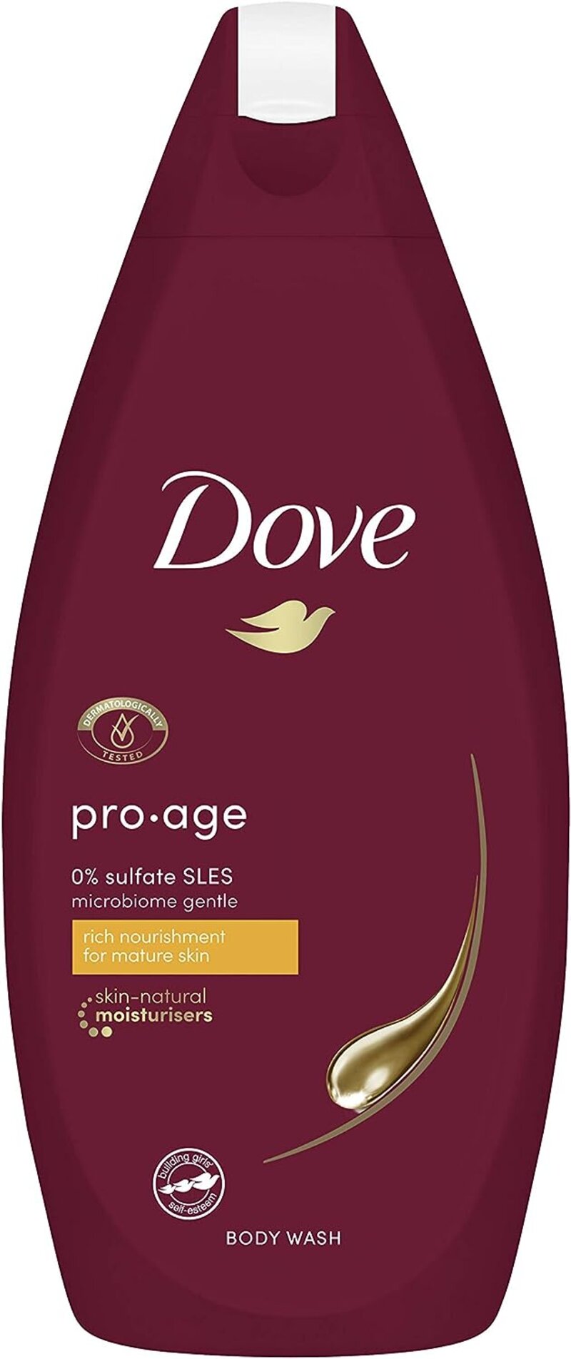 DOVE bath & shower body wash pro age 450ml