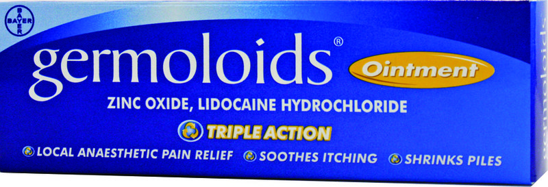 GERMOLOIDS ointment 0.7% w/w/6.6% w/w 55ml