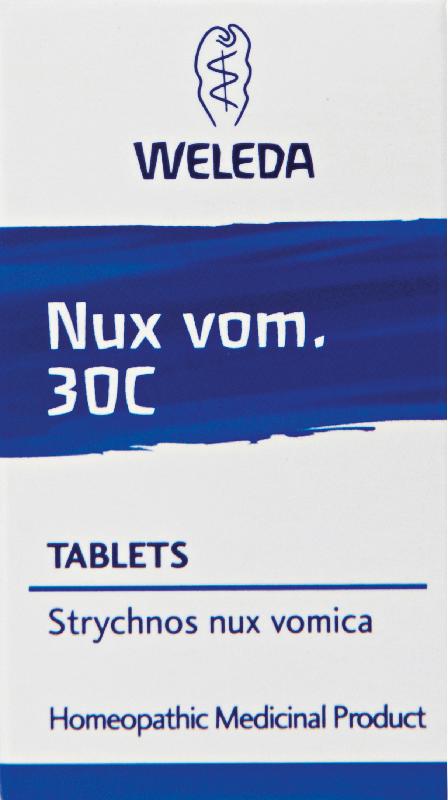 WELEDA health care homeopathic remedies tablets nux vom 30c  125