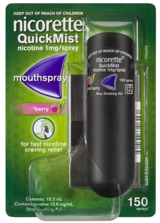 NICORETTE mouthspray quickmist berry 1mg 13.2ml