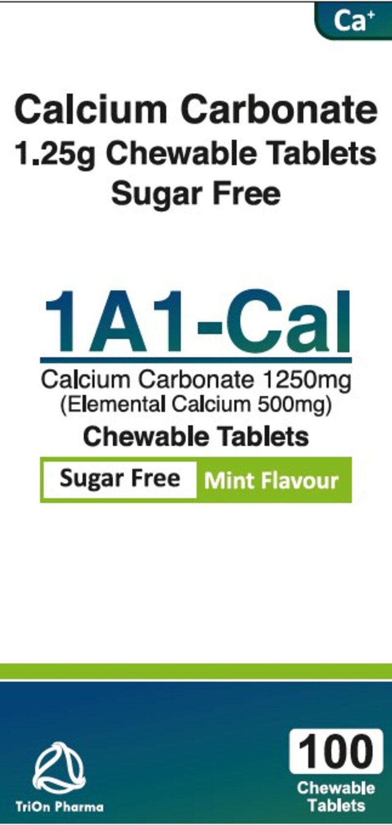 1A1 CAL chewable tablets 1250mg  100