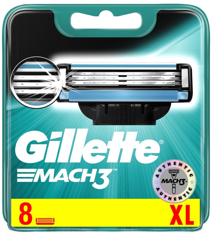GILLETTE razors, blades & trimmers mach3 razor blades  8