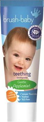 BRUSHBABY teething toothpaste applemint 50ml