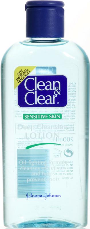 CLEAN & CLEAR sensitive deep cleansing lotion 200ml