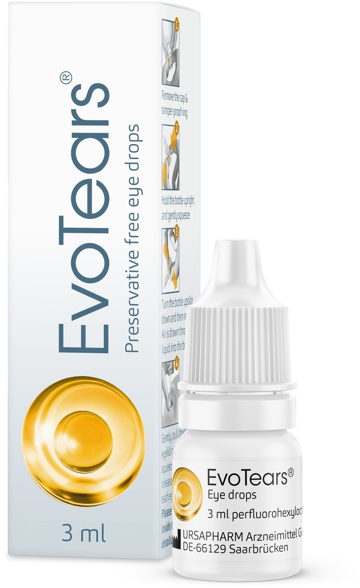 EVOTEARS eye drops p/f for relief of dry eye 3ml