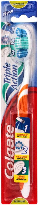 COLGATE toothbrushes triple action