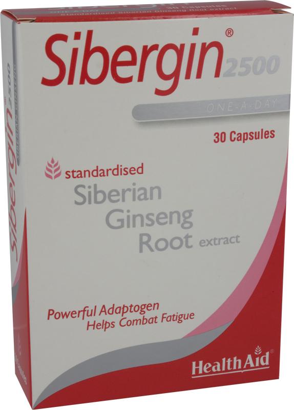 HEALTHAID herbal formula capsules siberian ginseng 2500mg - blister pack  30
