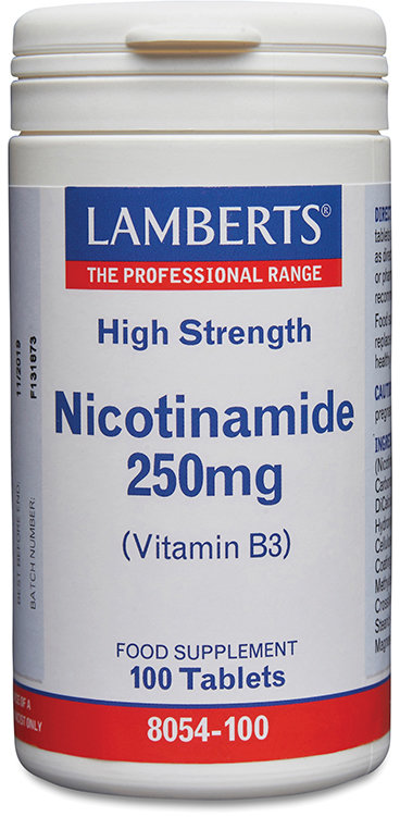 LAMBERTS vitamins tablets nicotinamide 250mg (vitamin B3)  100