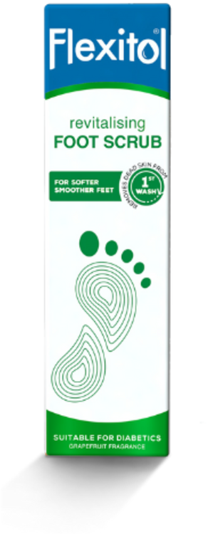 FLEXITOL for feet revitalising scrub 75g