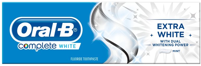 ORAL-B toothpaste complete extra white 75ml