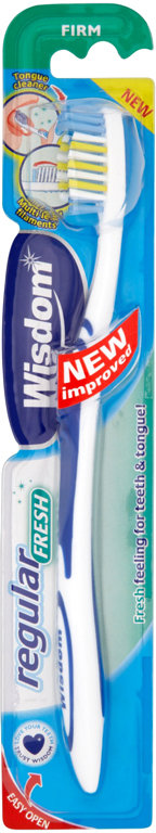 WISDOM toothbrushes regular fresh firm