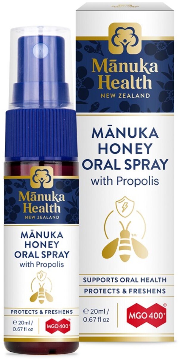 MANUKA HEALTH oral spray manuka honey MGO400+ with propolis 20ml