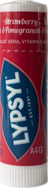 LYPSYL lip moisturiser strawberry & pomegranate 4.7g