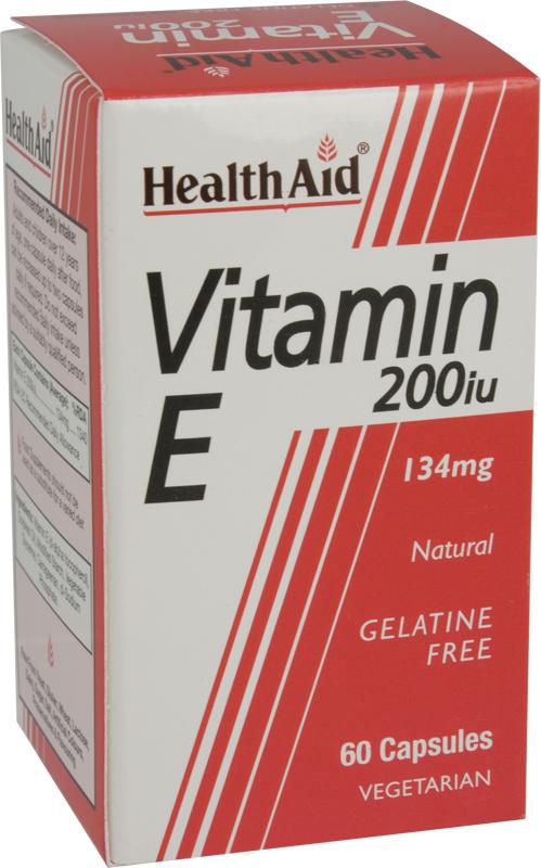 HEALTHAID vitamins capsules vitamin E 200iu  60