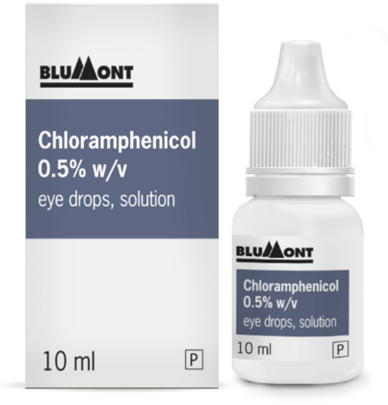 Chloramphenicol eye drops (P) 0.5% w/v 10ml